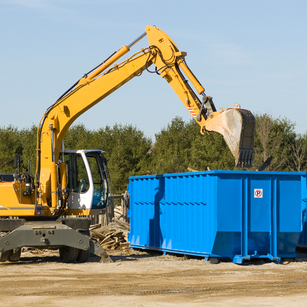 can i choose the location where the residential dumpster will be placed in Proctorville OH